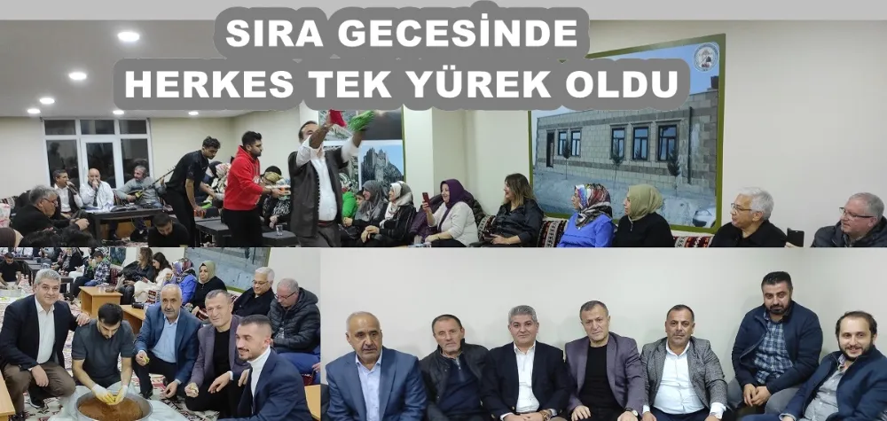 ADIYAMANLILARIN SIRA GECESİNDE HERKES TEK YÜREK OLDU
