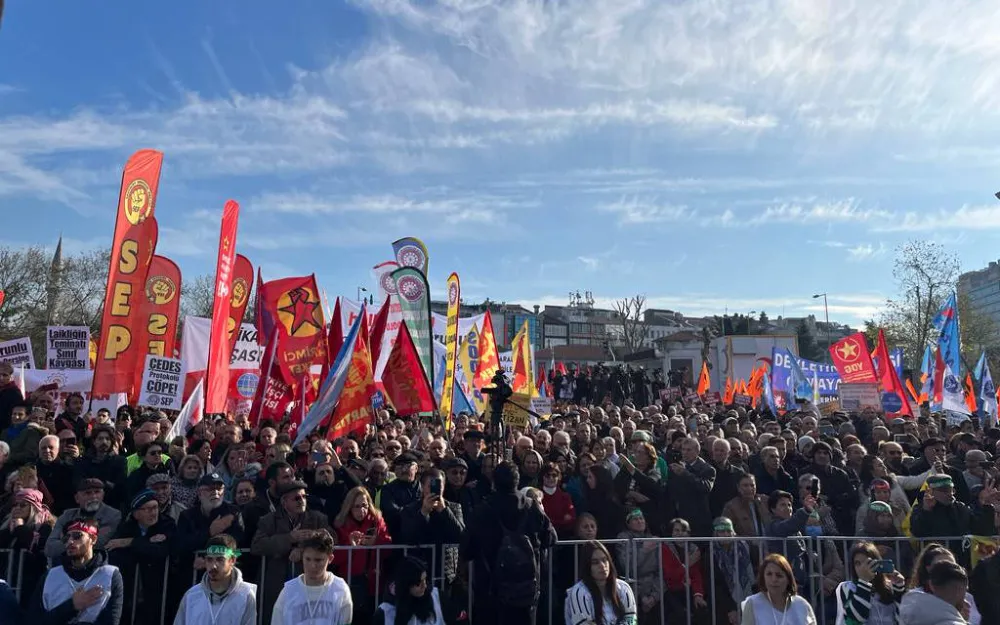 Ahali...Demokratik Türkiye mitinginde buluştu!