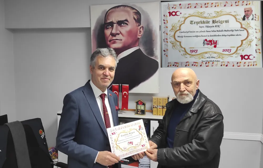 7-24 ESENLER HABER GAZETEMİZE ONUR PLAKETİ!