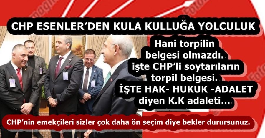 CHP ESENLER’DEN KULA KULLUĞA YOLCULUK  
