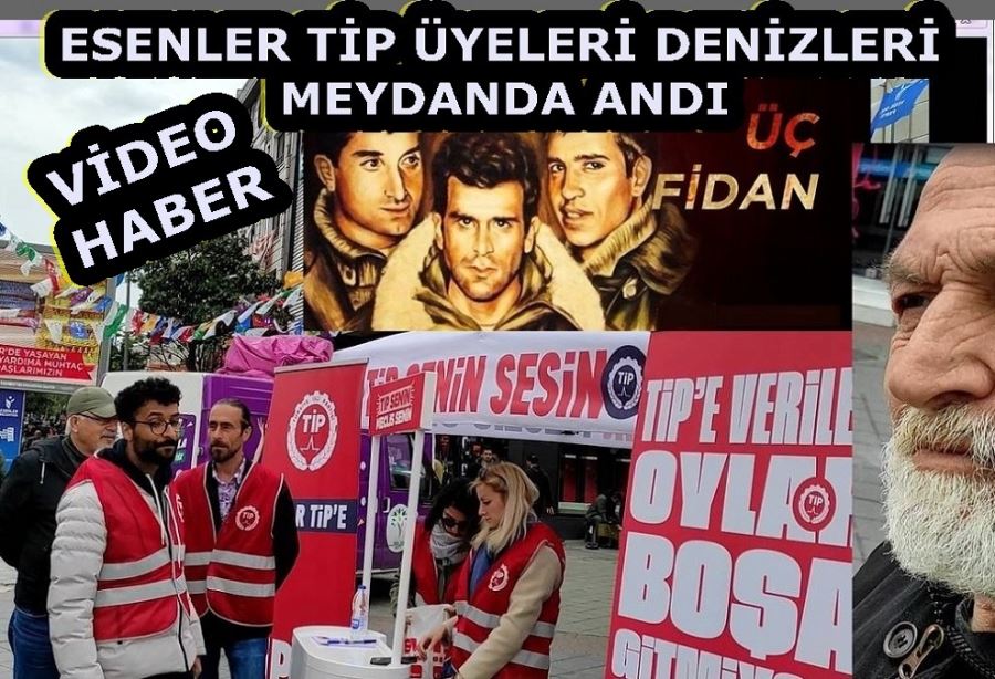 ESENLER TİP ÜYELERİ DENİZLERİ MEYDANDA ANDI