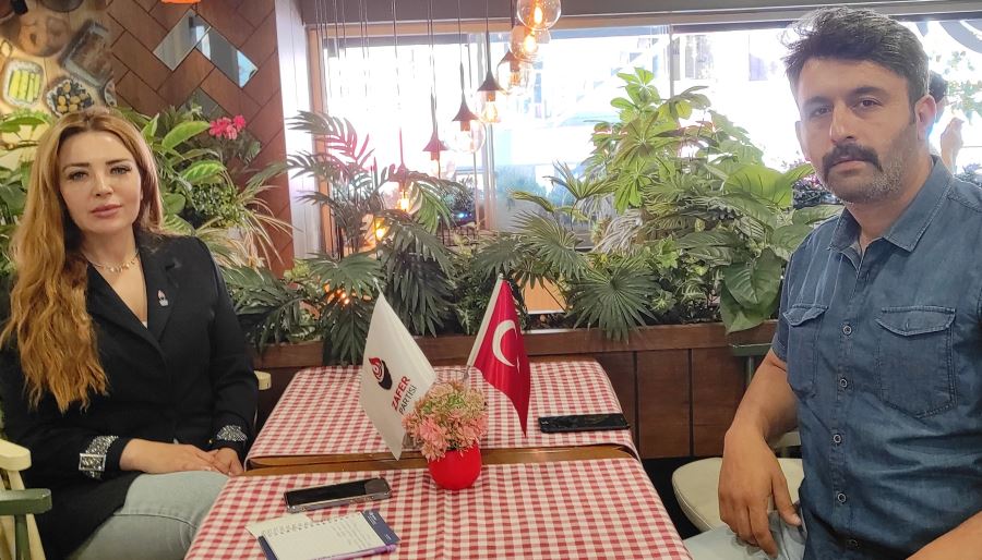 ZAFER PARTİSİ İLÇE BAŞKANI AYŞEGÜL ERDOĞAN, BASINLA BULUŞTU 