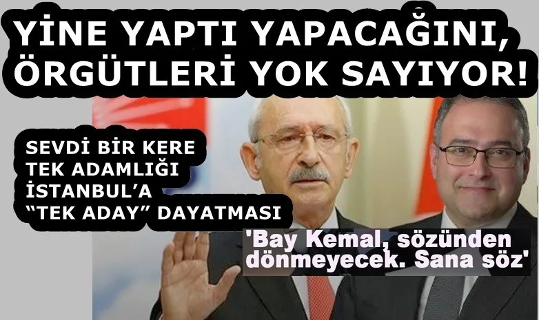 YİNE YAPTI YAPACAĞINI, ÖRGÜTLERİ YOK SAYIYOR!