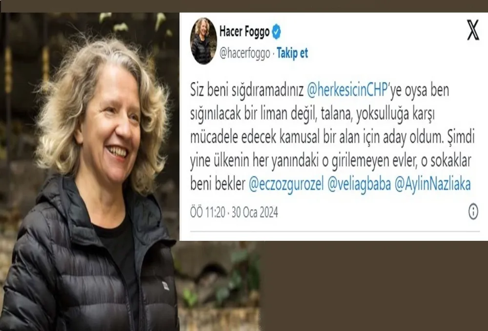 HACER FOGGO’YU CHP’YE SIĞDIRAMADILAR…