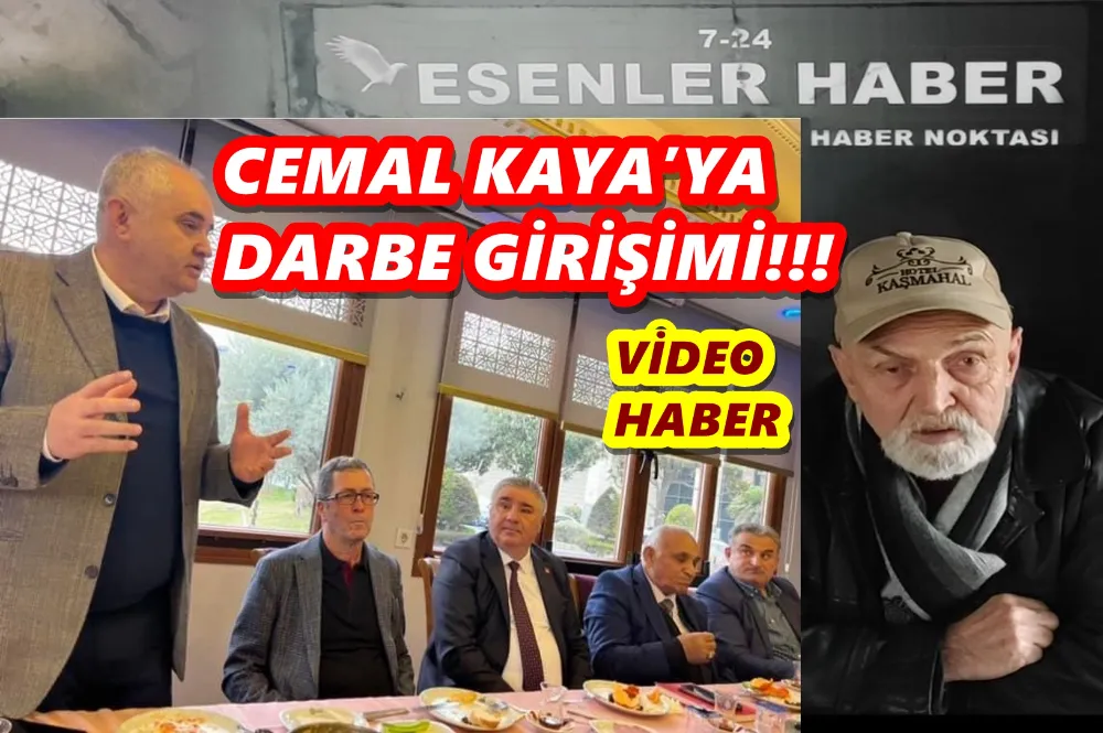 CHP ESENLER İLÇE BAŞKANINA DARBE GİRİŞİMİ!!!