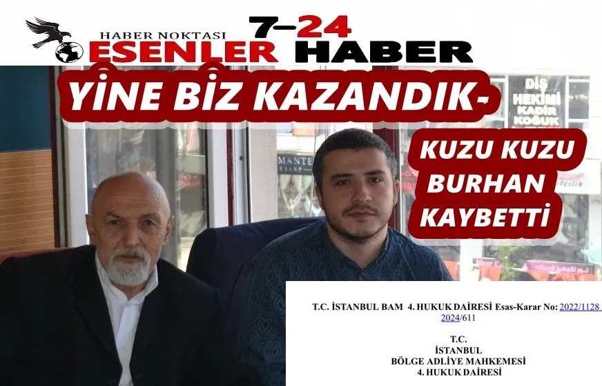 YİNE BİZ KAZANDIK- KUZU KUZU BURHAN KAYBETTİ