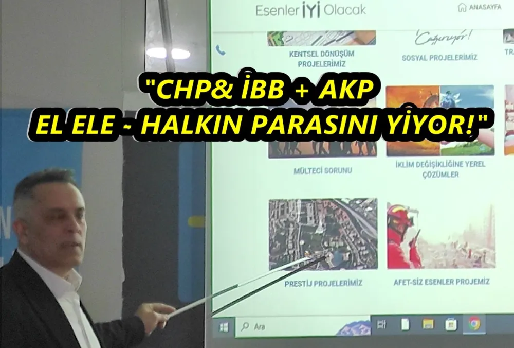 KARA: CHP& İBB + AKP EL ELE HALKIN PARASINI YİYOR!