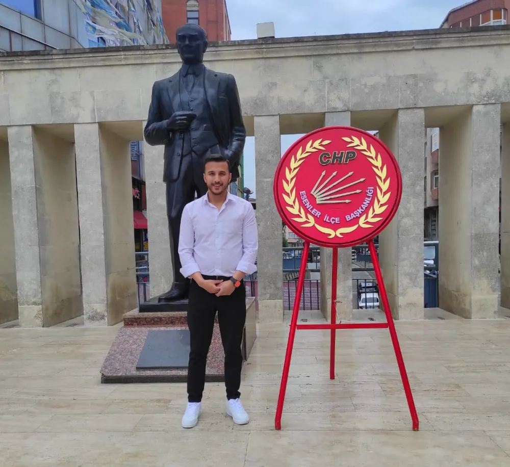 CHP ESENLER GENÇLİK KOLU BAŞKAN ADAYI YILMAZ BOYRAZ’DAN 19 MAYIS KUTLAMASI