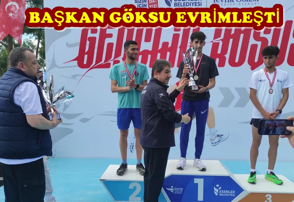 BAŞKAN GÖKSU EVRİMLEŞTİ- PLAKET VERDİ!