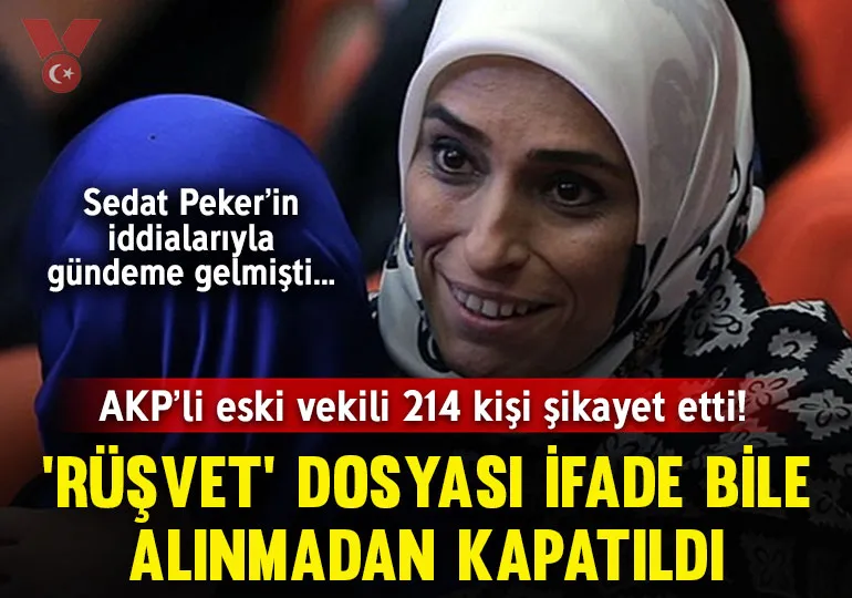 AKP’Lİ TAŞKESENLİOĞLU’NUN İFADESİ ALINMADAN DOSYA KAPATILDI