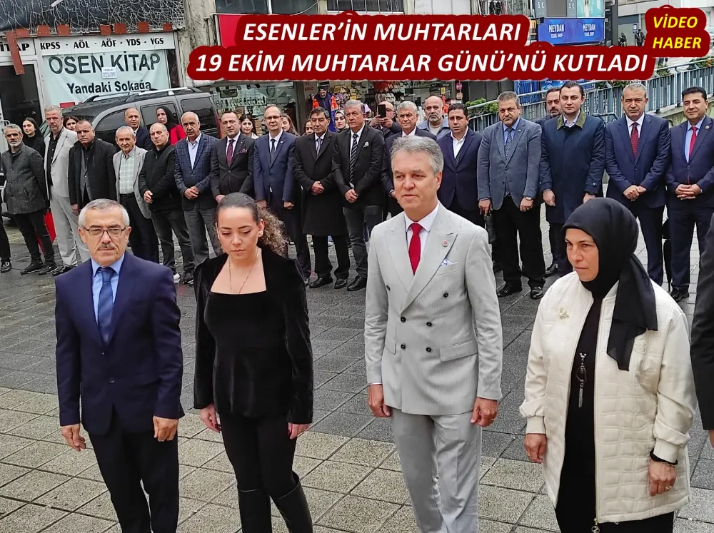 ESENLER’İN MUHTARLARI 19 EKİM MUHTARLAR GÜNÜ’NÜ KUTLADI