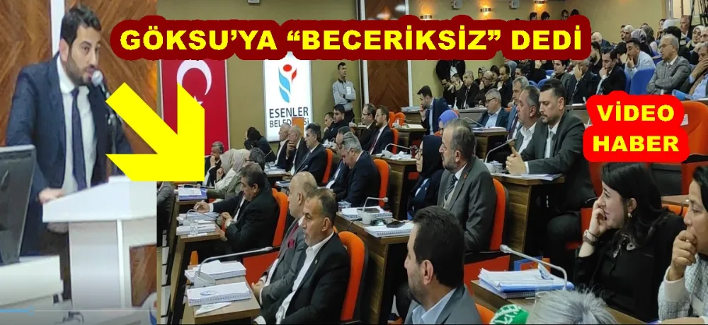 CHP MECLİS ÜYESİ PINAR, GÖKSU’YA “BECERİKSİZ” DEDİ 