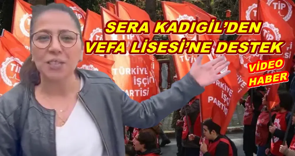 SERA KADIGİL’DEN VEFA LİSESİ’NE DESTEK
