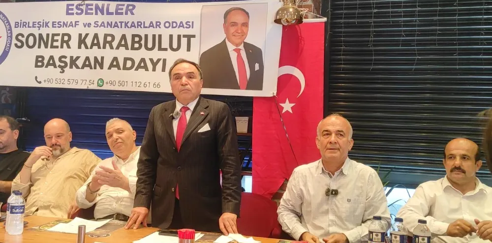 KARABULUT ESNAF ODASI BAŞKANLIĞINA ADAYLIĞINI AÇIKLADI