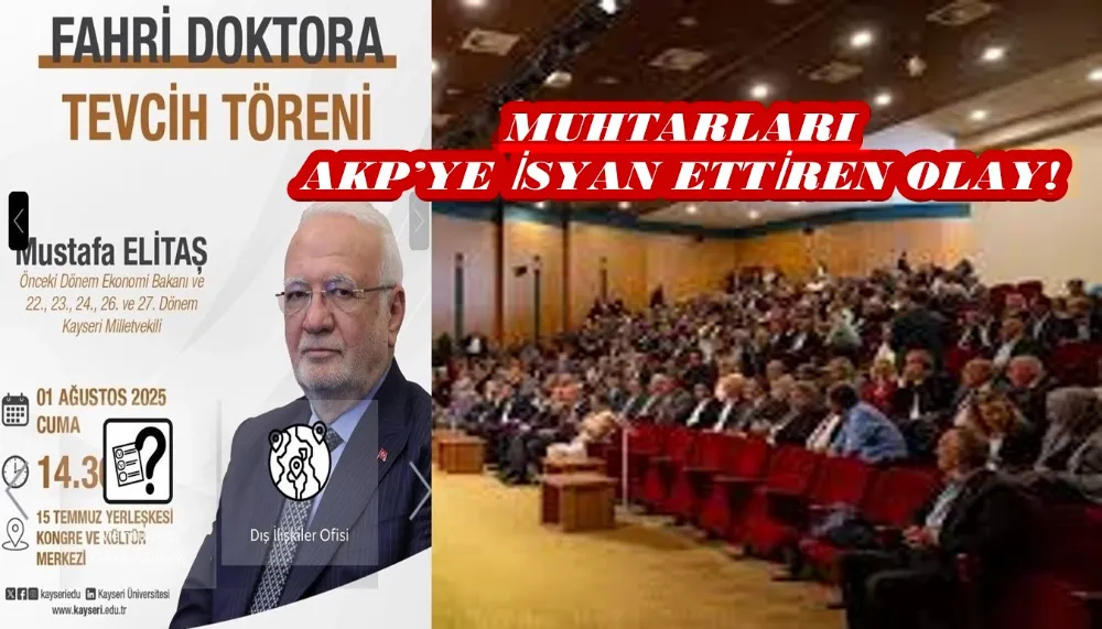 MUHTARLARI AKP’YE İSYAN ETTİREN OLAY!
