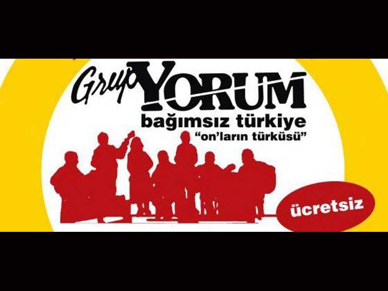 Grup Yorum afişi asanlara tutuklama