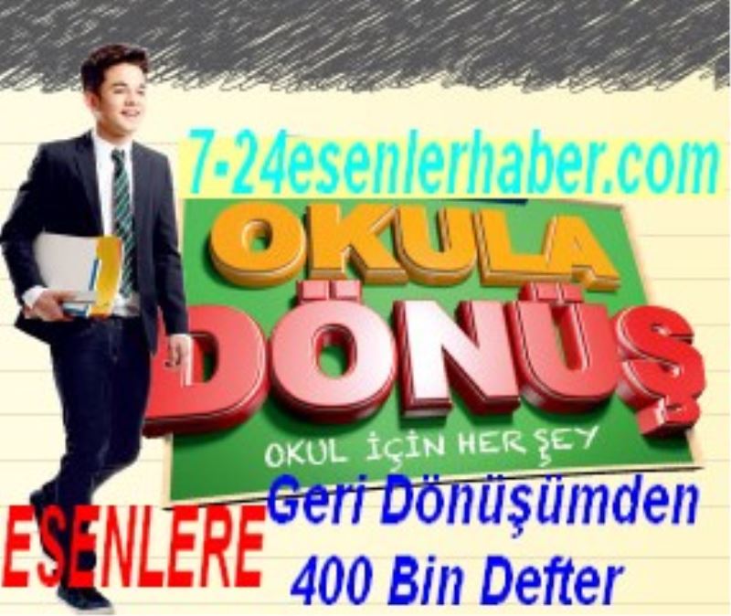 Geri Dönüşümden 400 Bin Defter