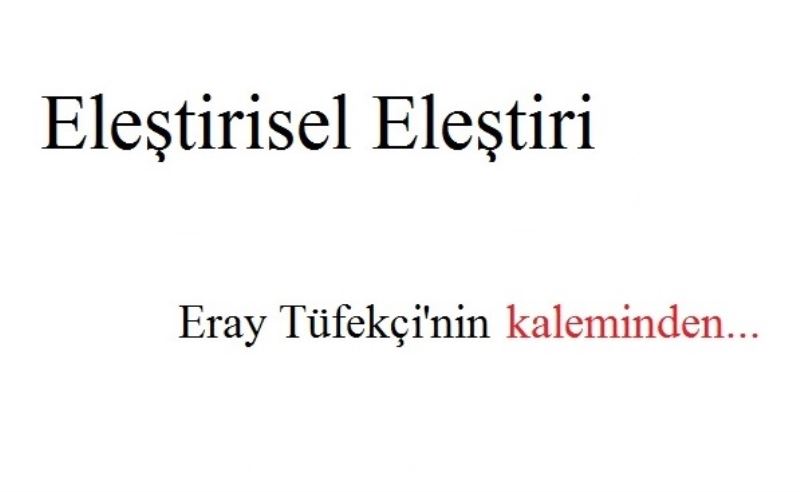 ELEŞTİRİSEL ELEŞTİRİ  