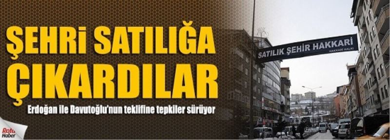 Satılık Şehir Hakkari!