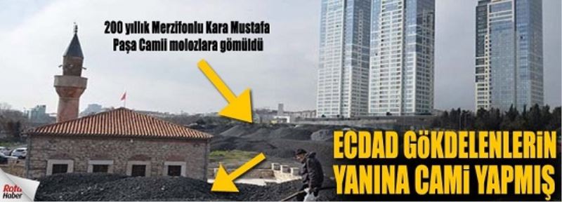 Tarihi Cami Molozlara Gömüldü
