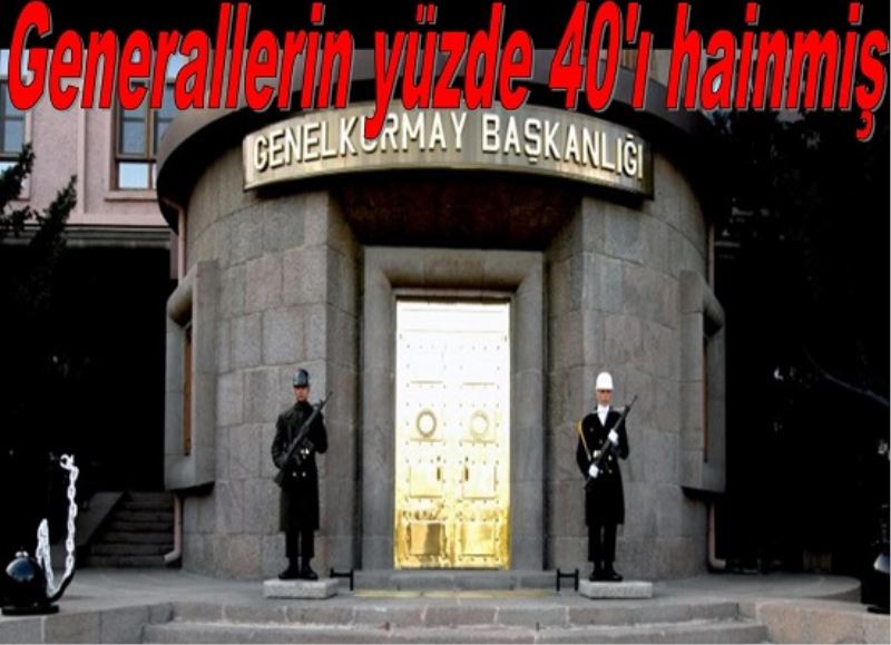Generallerin yüzde 40