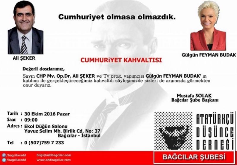 Cumhuriyet olmasa olmazdık