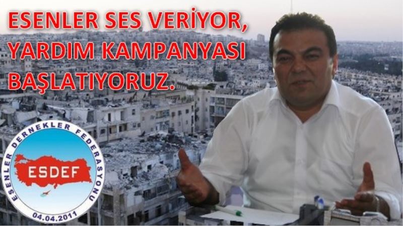 ESENLER SES VERİYOR, ESDEF BEYANAT VERİYOR