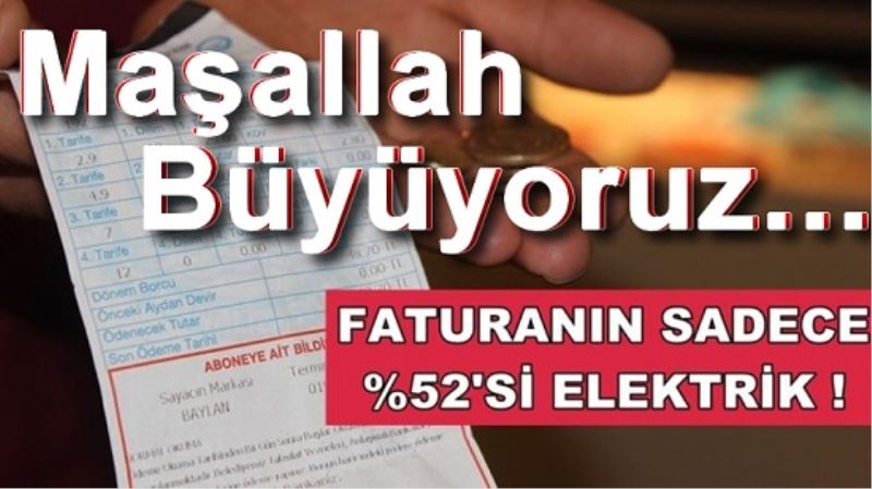 Faturanın %52