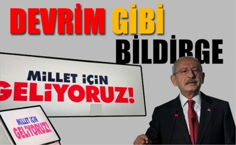 İşte CHP