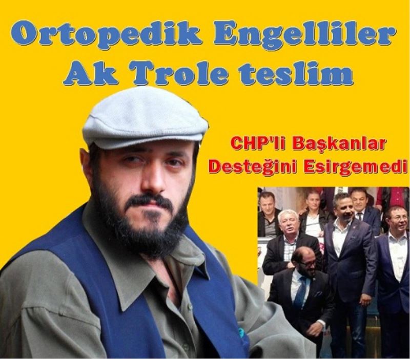 Ortopedik Engelliler Ak Trole teslim