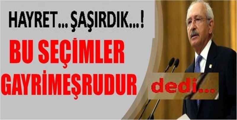 Kılıçdaroğlu şunları kaydetti;