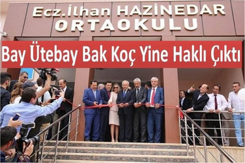Bay Ütebay Bak Koç Yine Haklı Çıktı