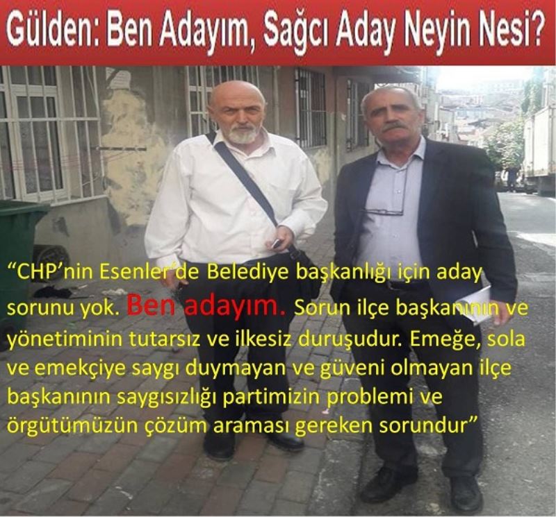 Gülden: Ben Adayım, Sağcı Aday Neyin Nesi?