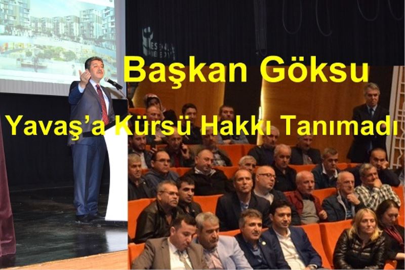Başkan Göksu Yavaş