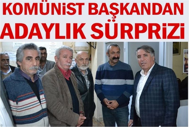 Komünist başkandan adaylık sürprizi