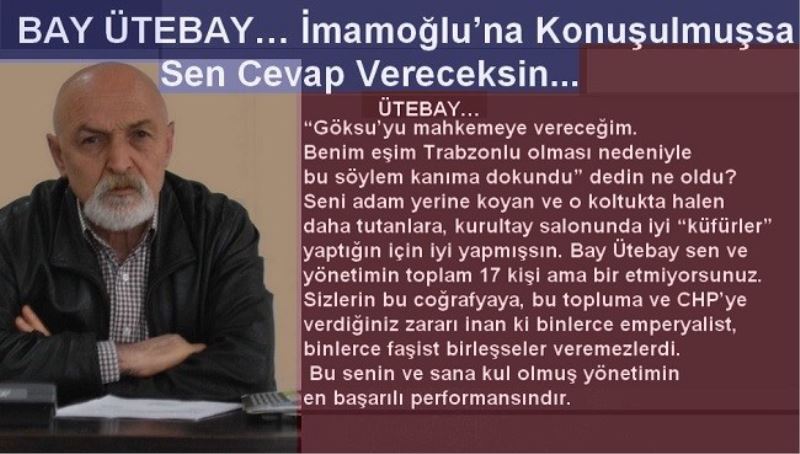 BAY ÜTEBAY İmamoğlu