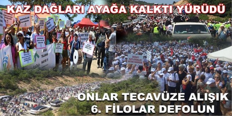 Binlerce Kişi Kaz Dağları