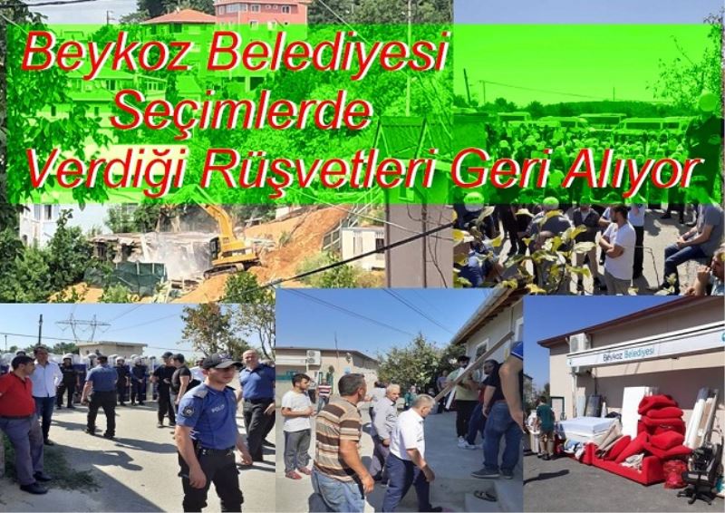 ​Beykoz Belediyesi Seçimlerde Verdiği Rüşvetleri Geri Alıyor
