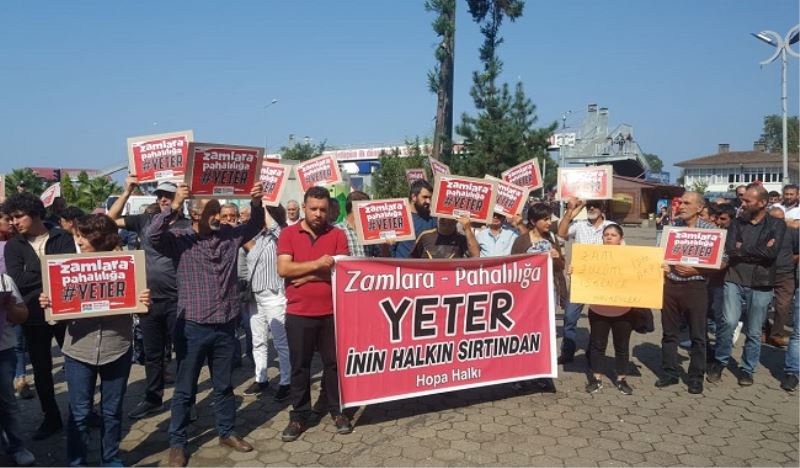 Hopalılardan elektrik zammı protestosu: Maliyet artışı değil, şirket kurtarma zammıdır