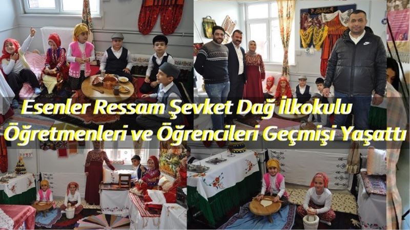 Esenler Ressam Şevket Dağ İlkokulu Öğretmenleri ve Öğrencileri Geçmişi Yaşattı