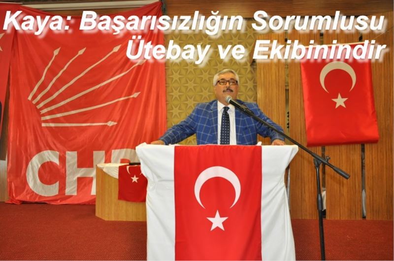Başarısızlığın Sorumlusu Ütebay ve Ekibinindir