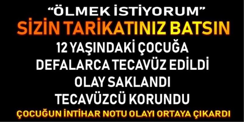Süleymancılar tarikatına ait yurtta tecavüz