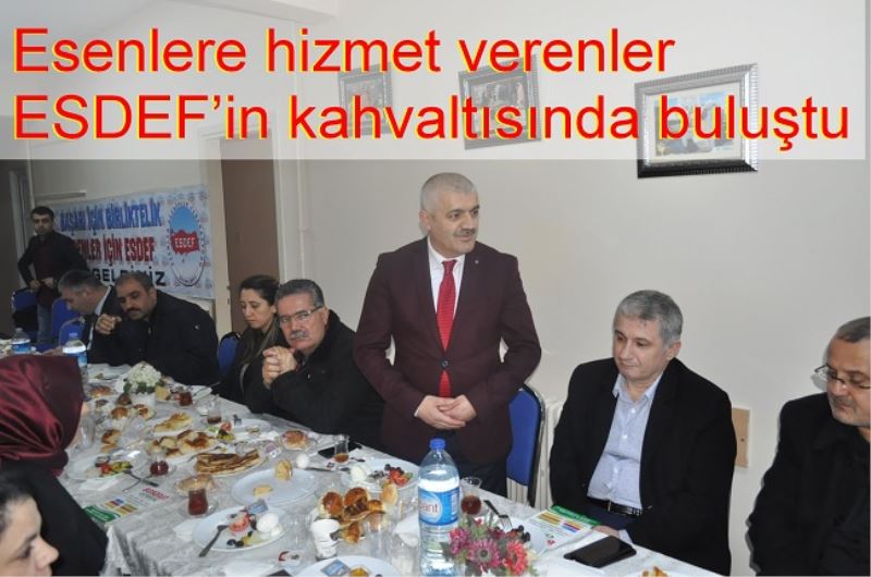 Esenlere hizmet verenler ESDEF