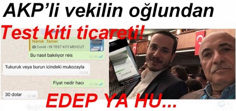 Test kiti ticareti! AKP