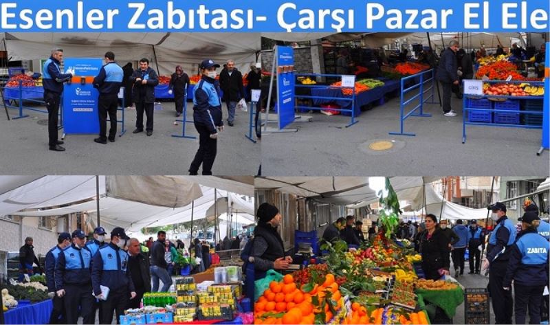 Esenler Zabıtası- Çarşı Pazar El Ele 