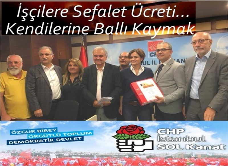 İşçilere Sefalet Ücreti Kendilerine Ballı Kaymak