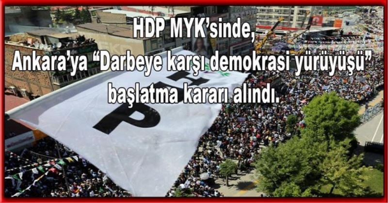 Darbeye karşı demokrasi yürüyüşü