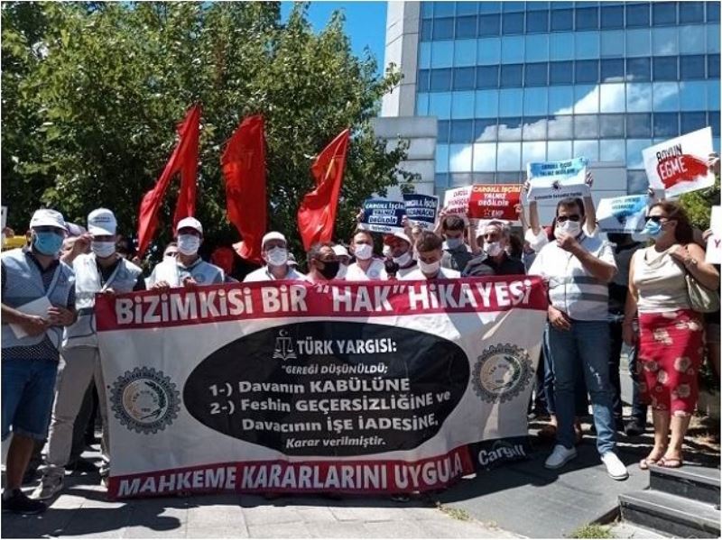 Cargill işçileri : Her türlü kavgayı vermeye devam edeceğiz