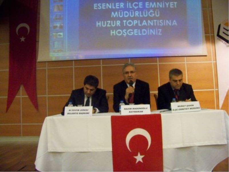 Esenler Emniyetinin ‘Huzur
