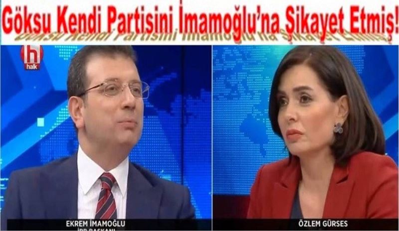 Göksu Kendi Partisini İmamoğlu